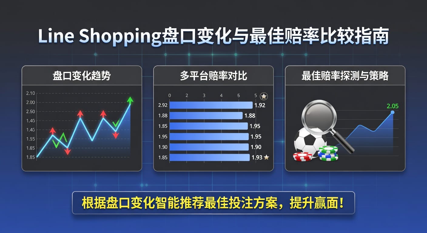 line shopping 盘口变化｜最佳赔率比较实战指南